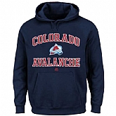 Men's Colorado Avalanche Majestic Heart x26 Soul Hoodie - Navy Blue,baseball caps,new era cap wholesale,wholesale hats